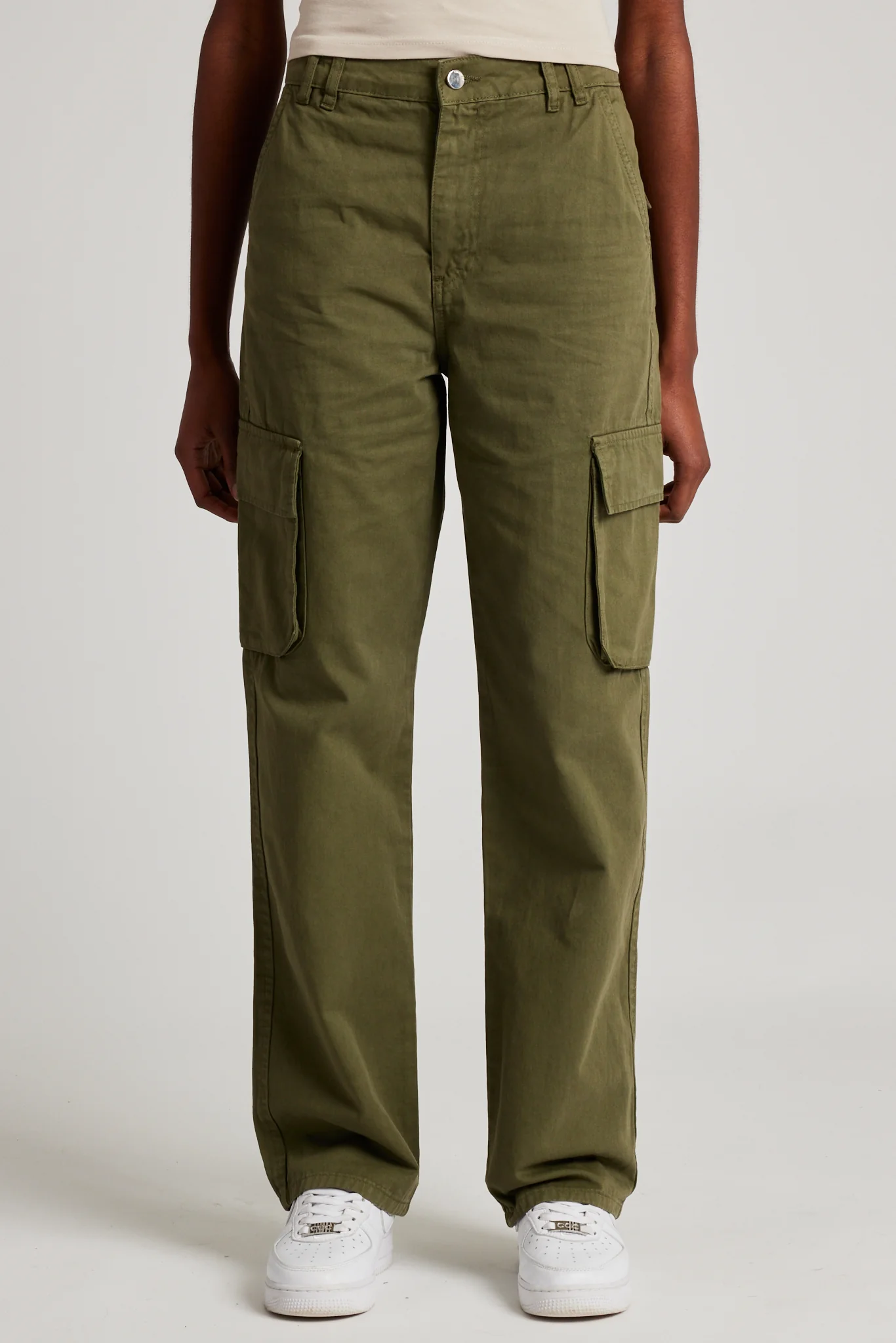 Straight Leg Cargo Trouser - Khaki - Image 3