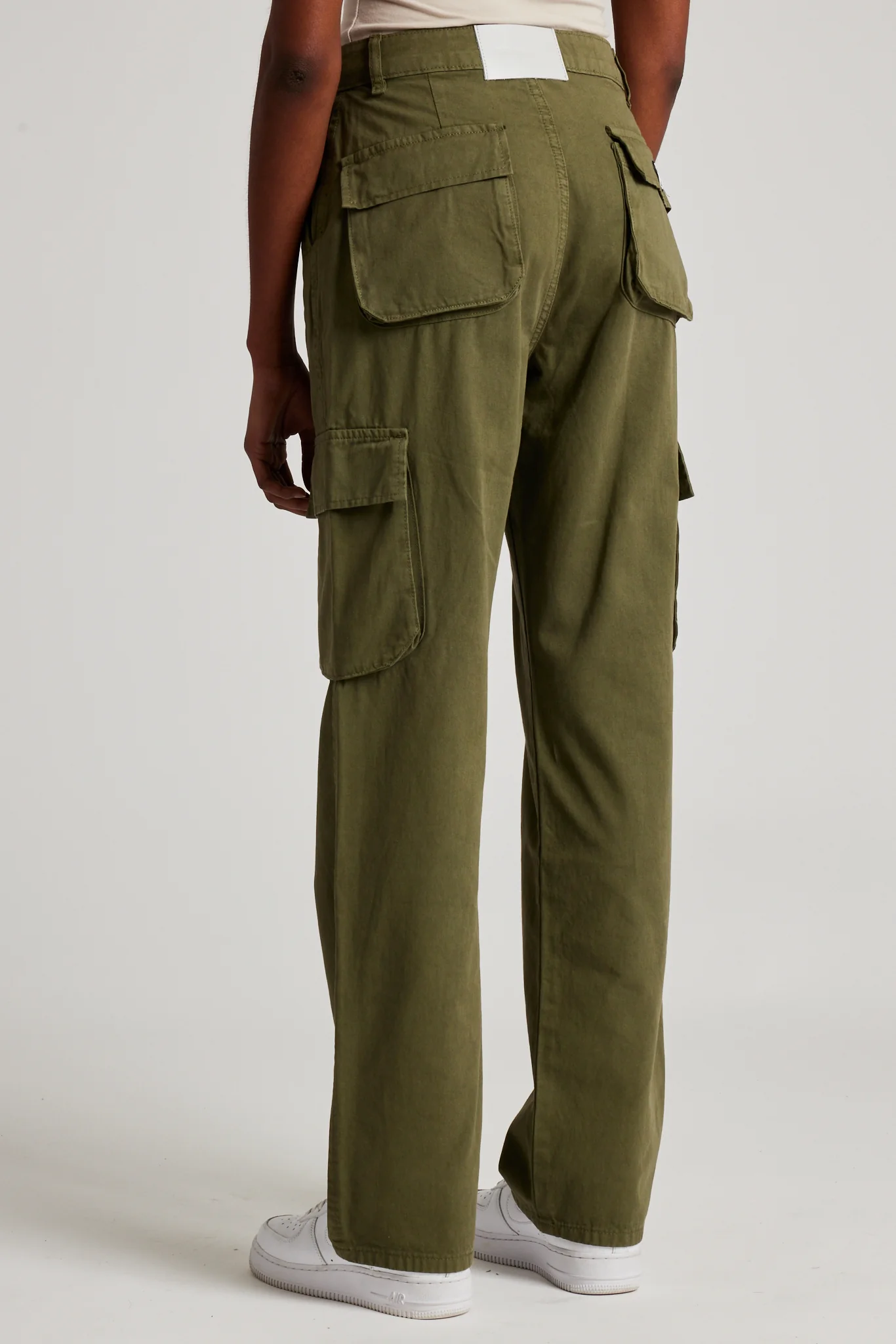 Straight Leg Cargo Trouser - Khaki - Image 4