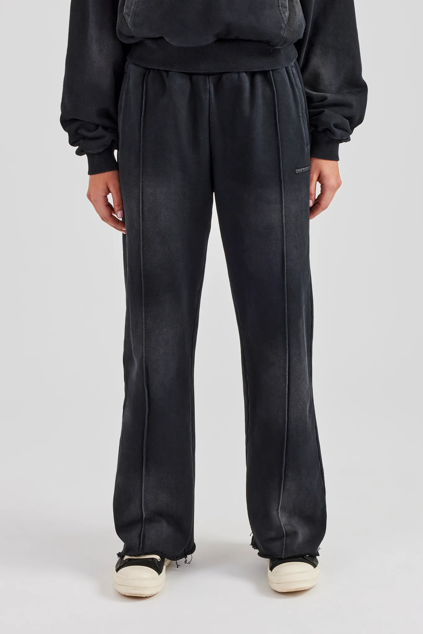 Straight Leg Jogger - Washed Black - Image 2