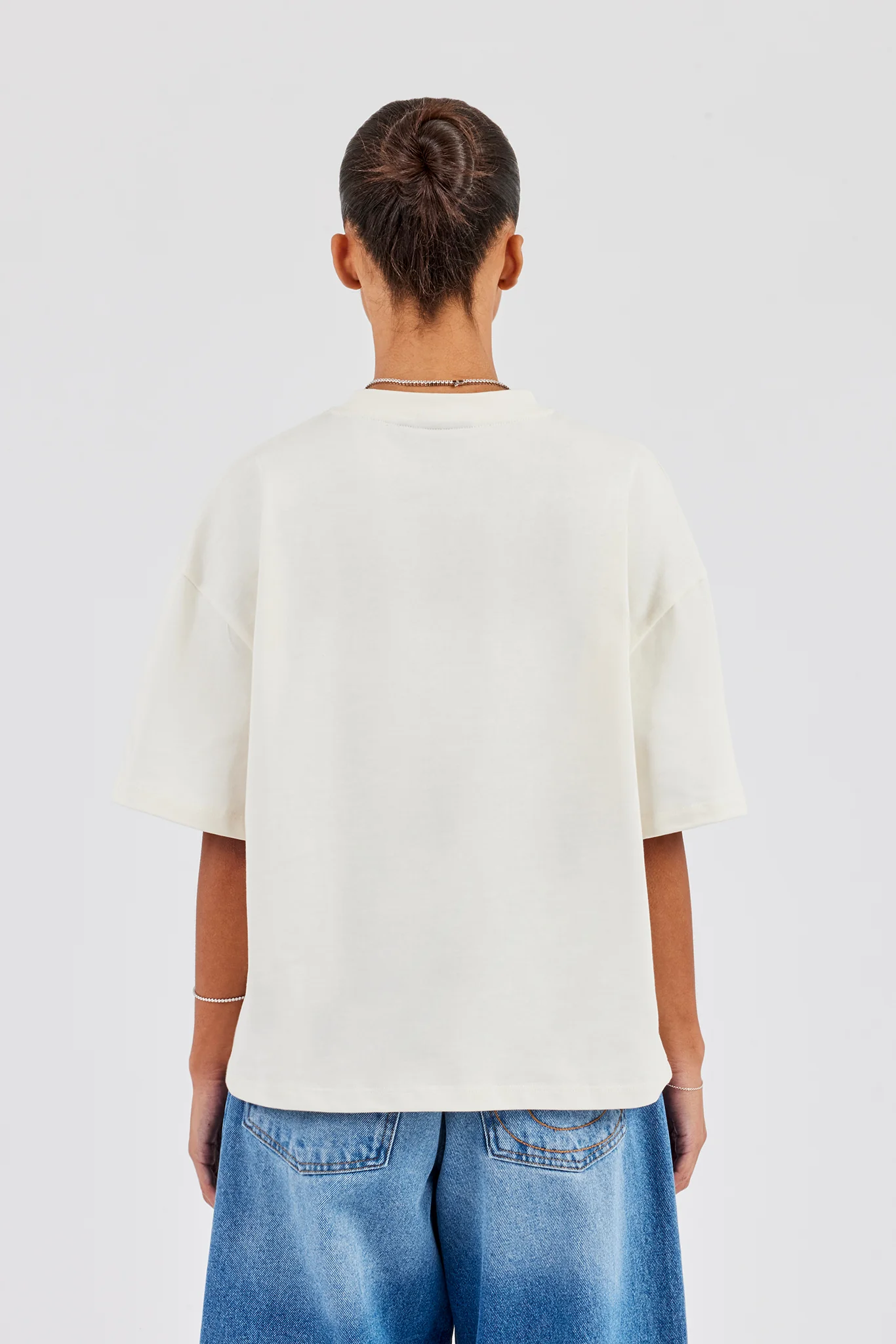 Strawberry Graphic Oversized T-Shirt - Off White - Image 4