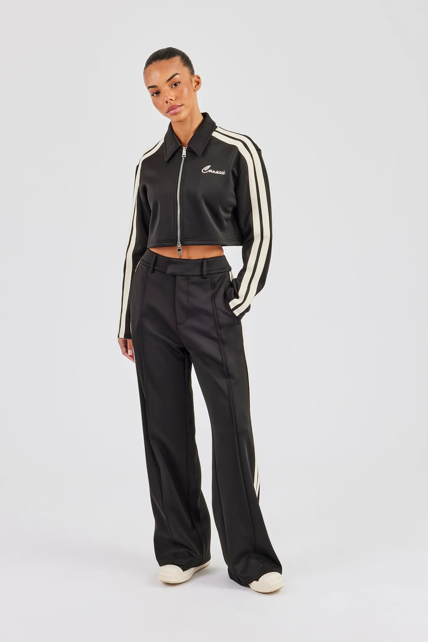 Tailored Taping Trouser - Black - Image 4