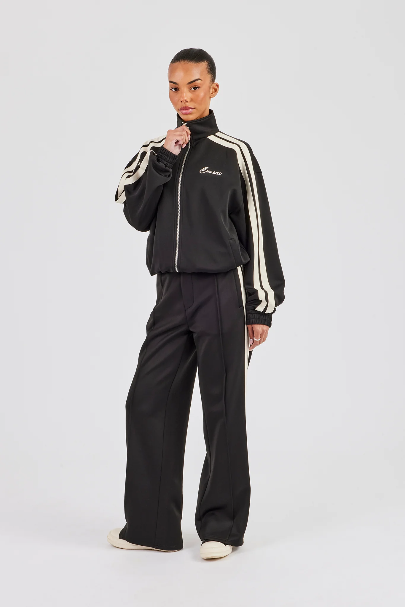 Tailored Taping Trouser - Black - Image 5