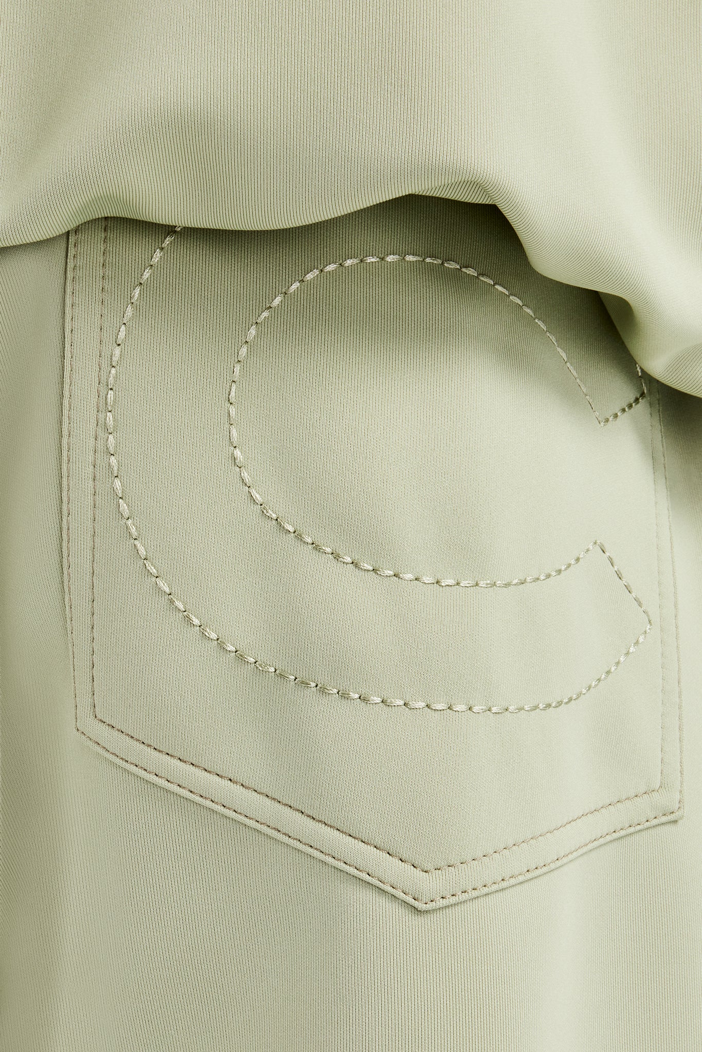 Taping Straight Leg Track Pant- Sage - Image 3