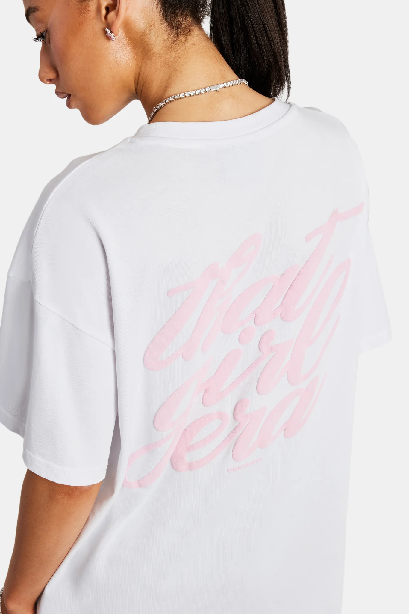 That Girl Era Oversized T-Shirt - White - Image 4