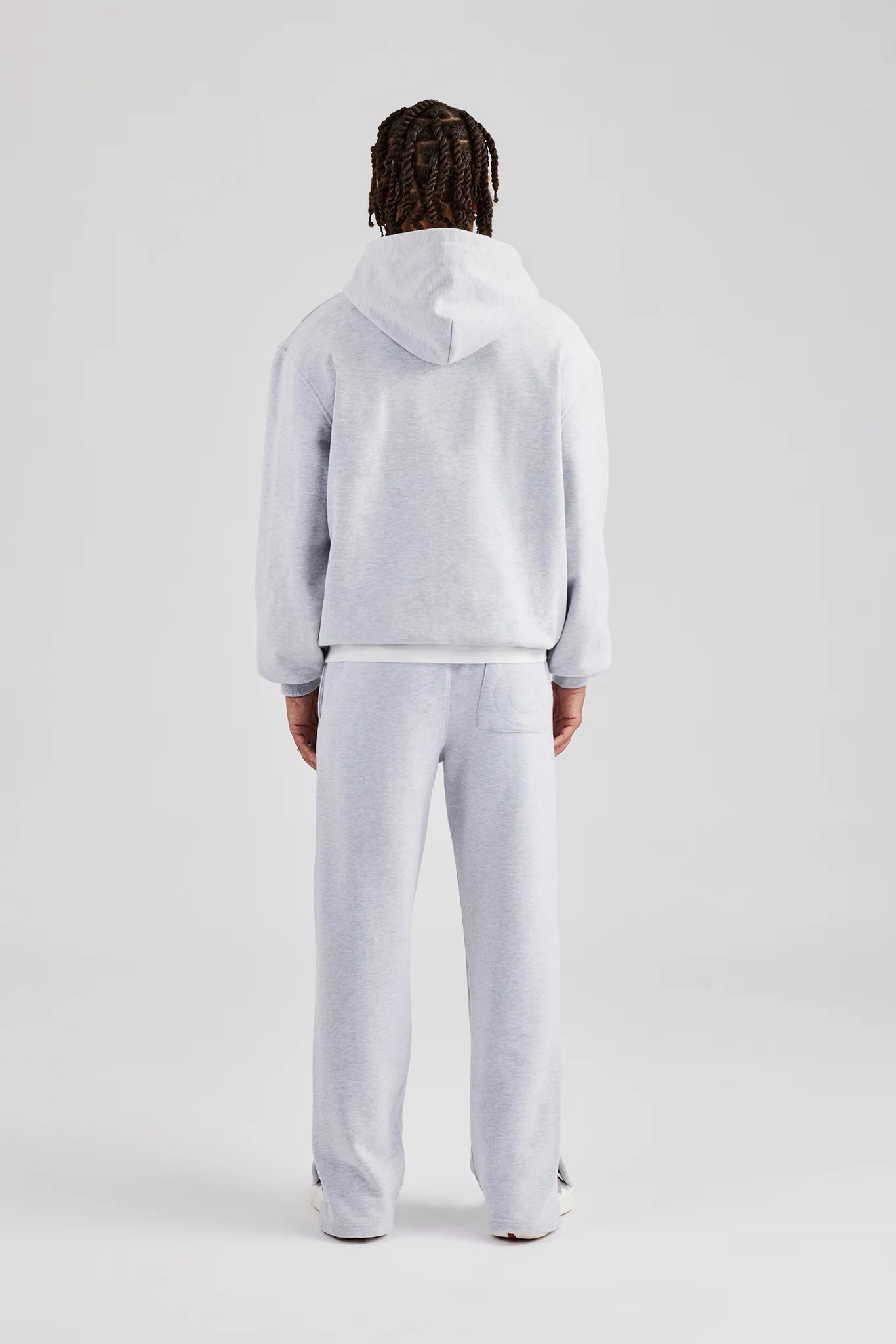 Tonal Oversized Tracksuit - Ash Grey - Image 3