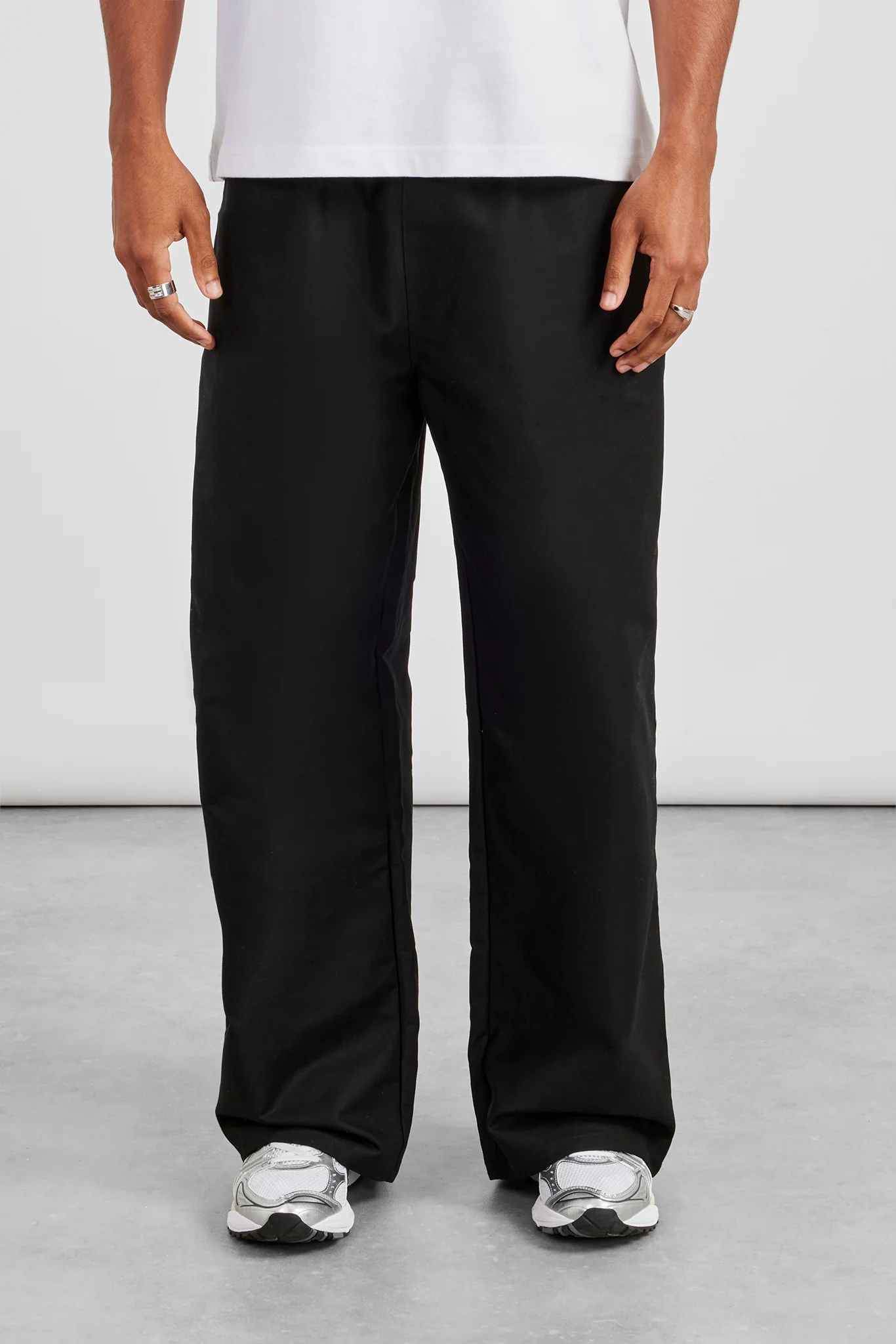 Twill Baggy Trouser - Black - Image 2