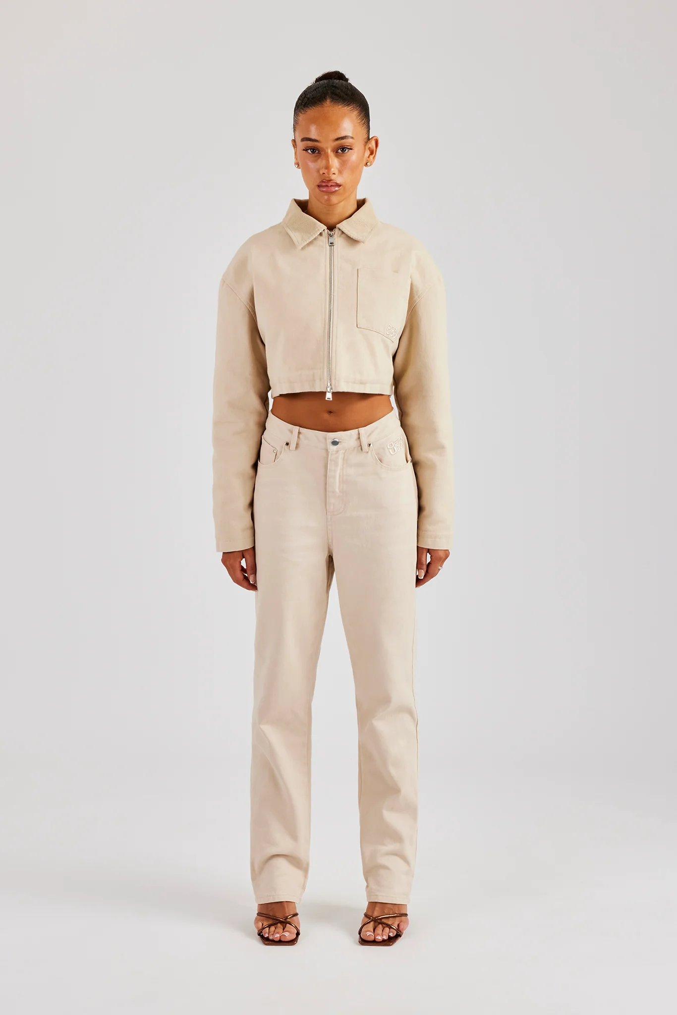 Twill Cord Jacket and Trouser - Stone - Image 3