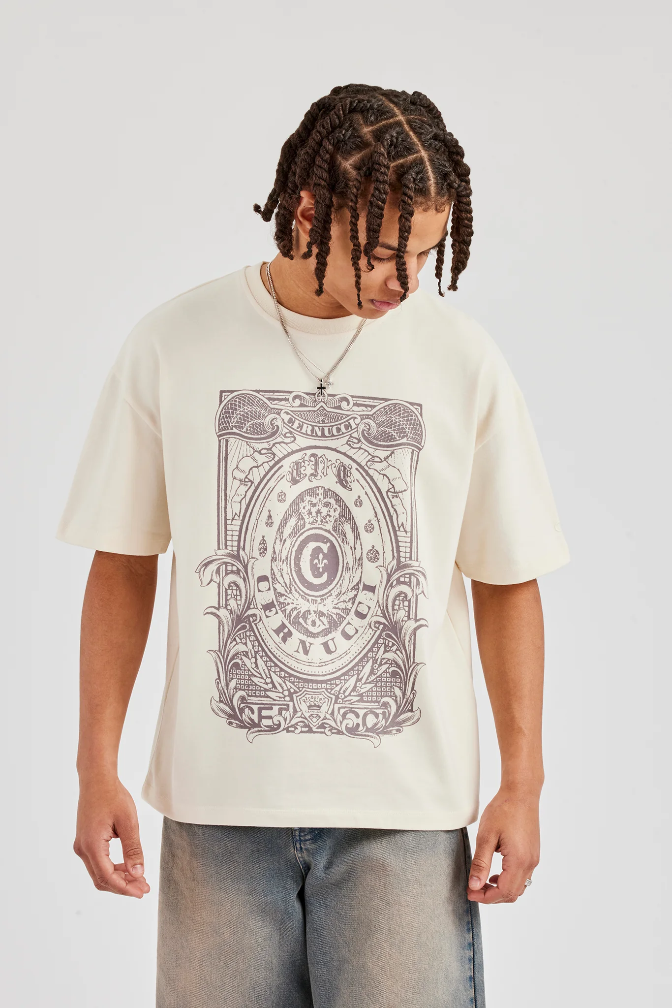 Washed Graphic Print T-Shirt - Image 4