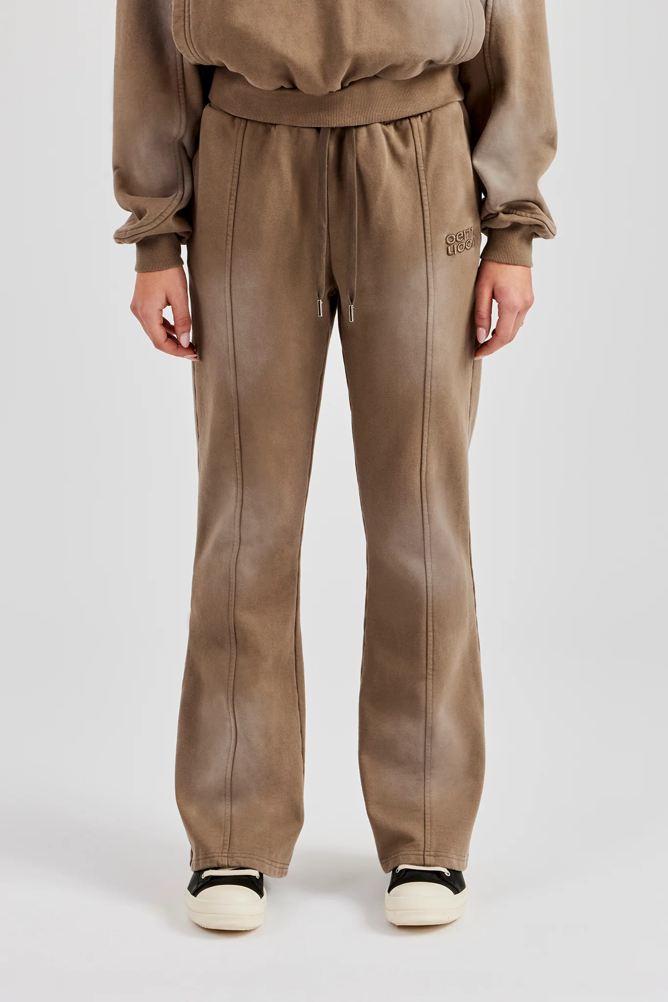 Washed Jersey Flare - Washed Taupe - Image 3