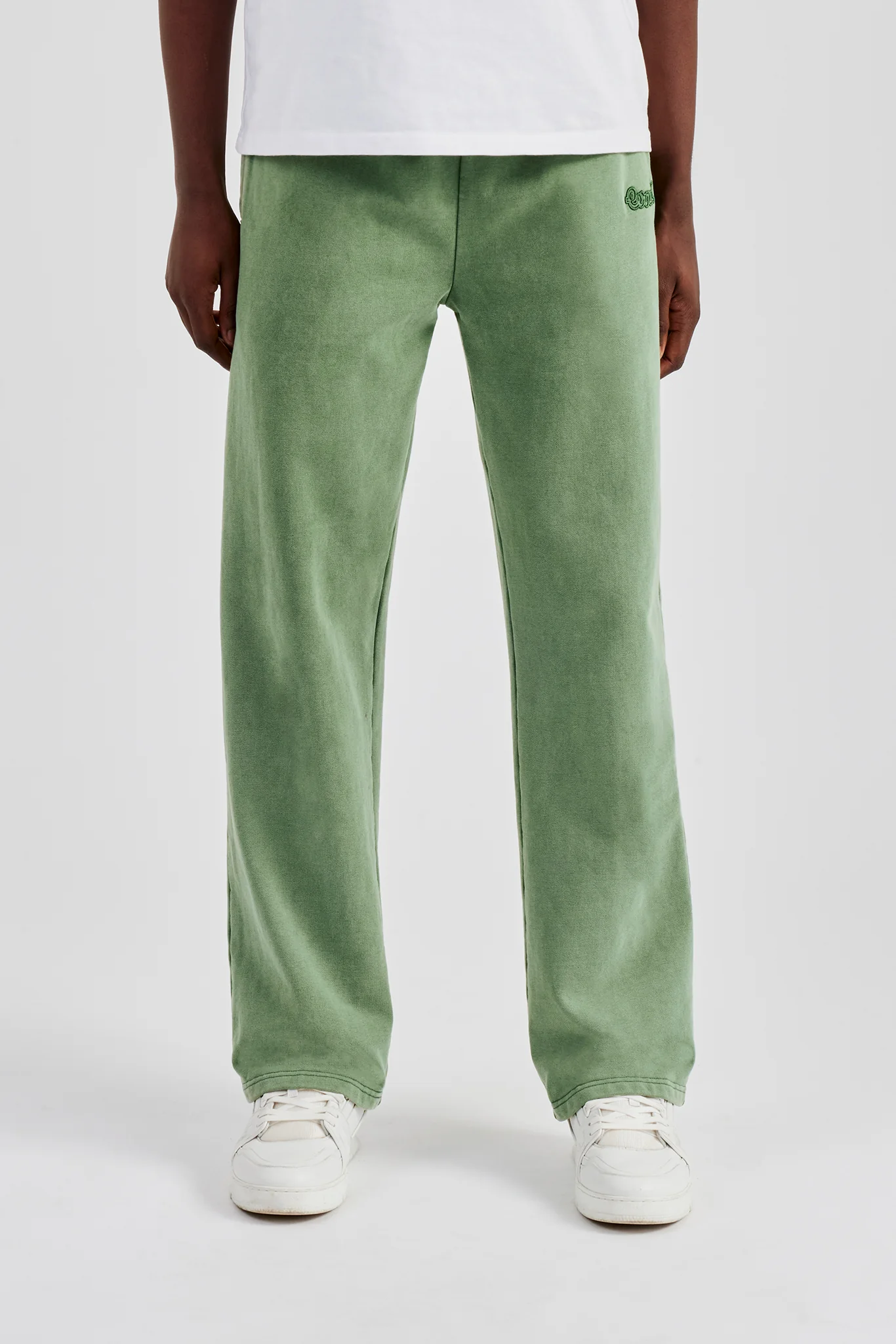 Washed Straight Leg Jogger - Washed Green - Image 2