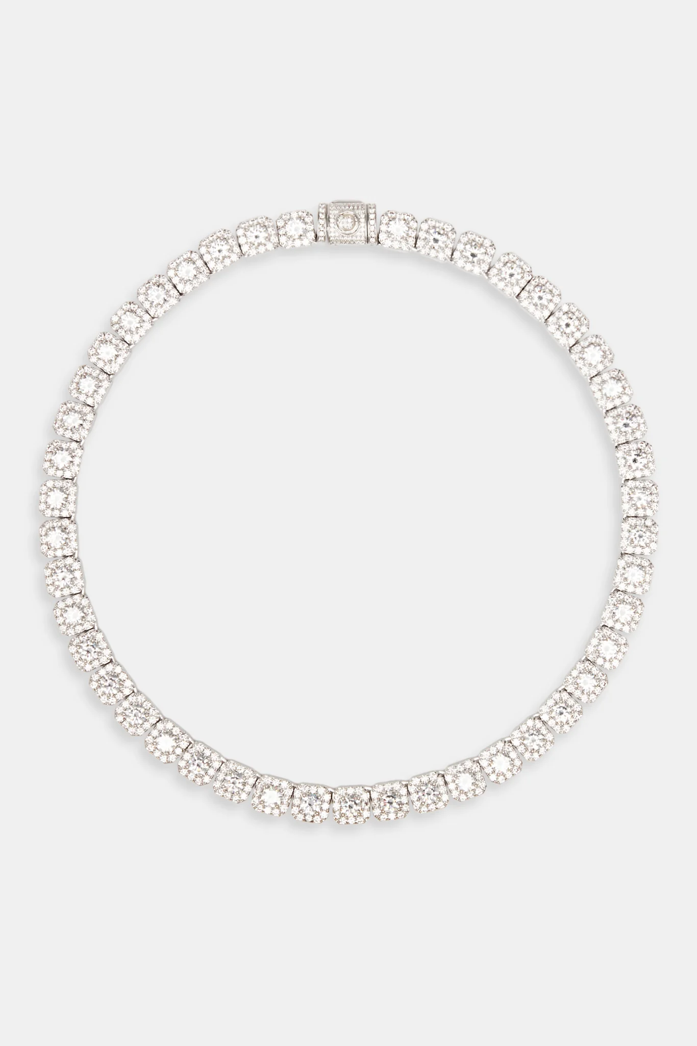 Womens 10mm Clustered Tennis Chain - Image 4