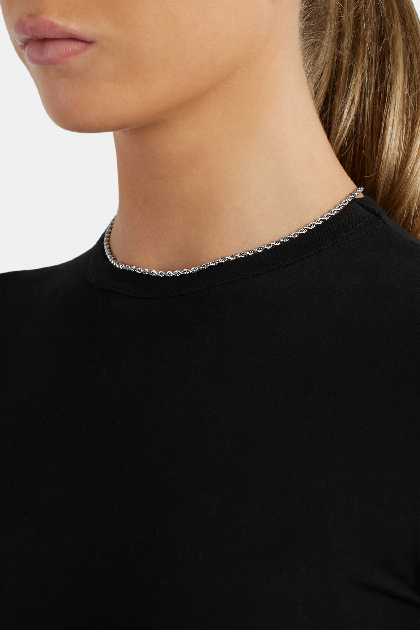 Womens 3mm Rope Chain - Image 4