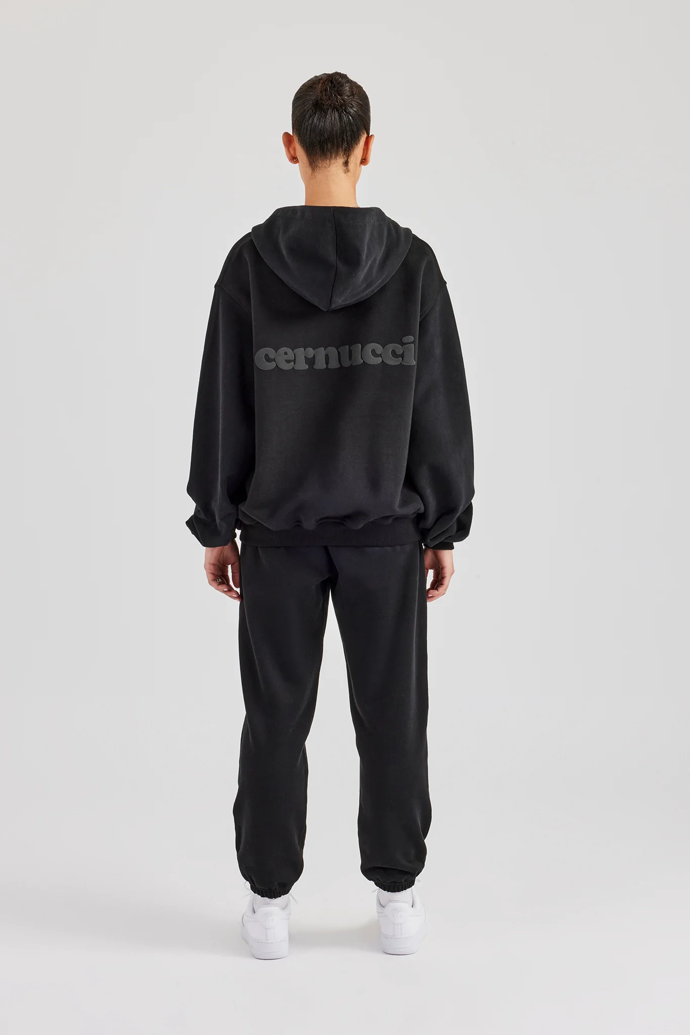 Womens Cuffed Jogger - Black - Image 4