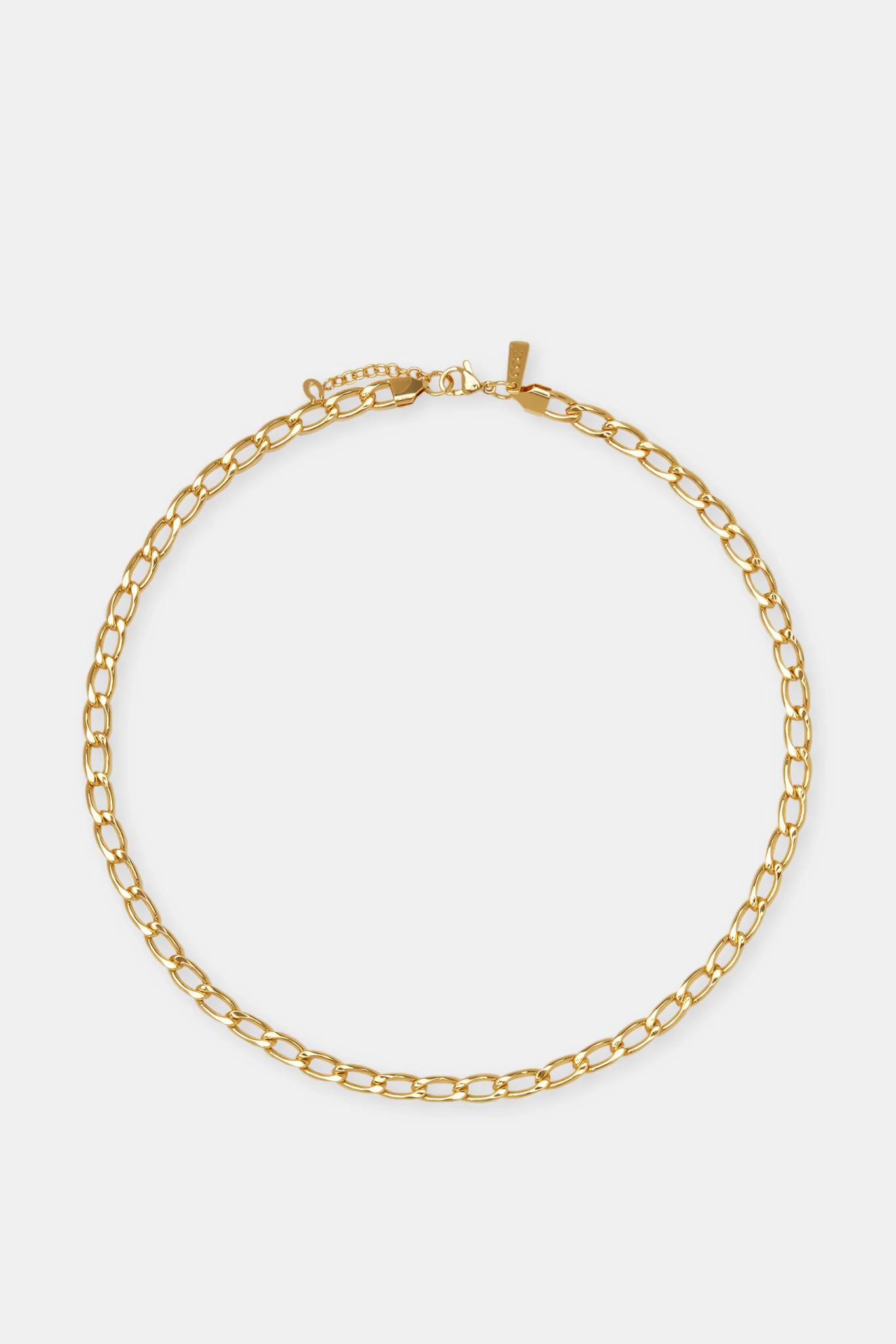 Womens Curb Chain - 6mm - Gold - Image 4