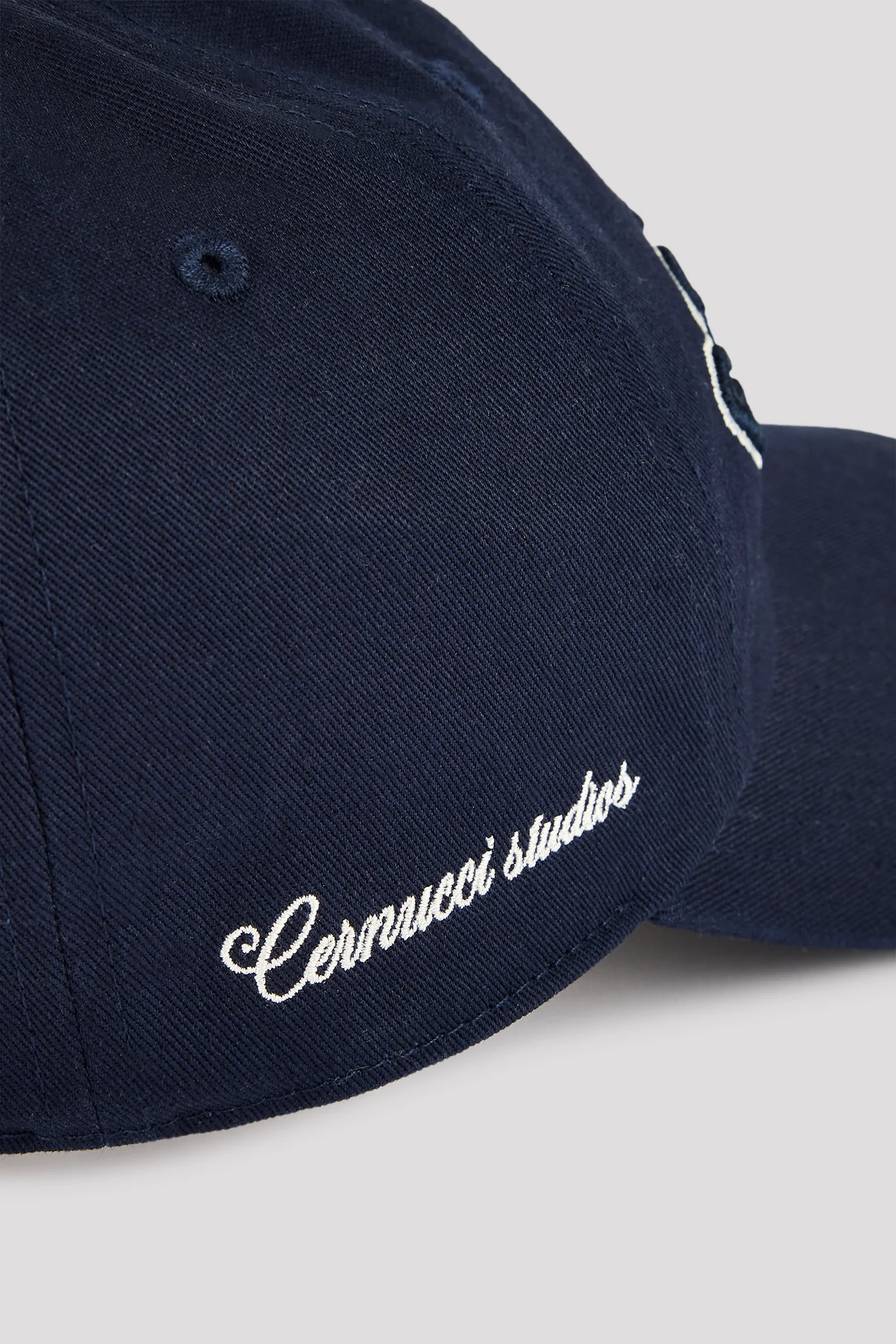 Womens Embroidered Cap - Navy - Image 4
