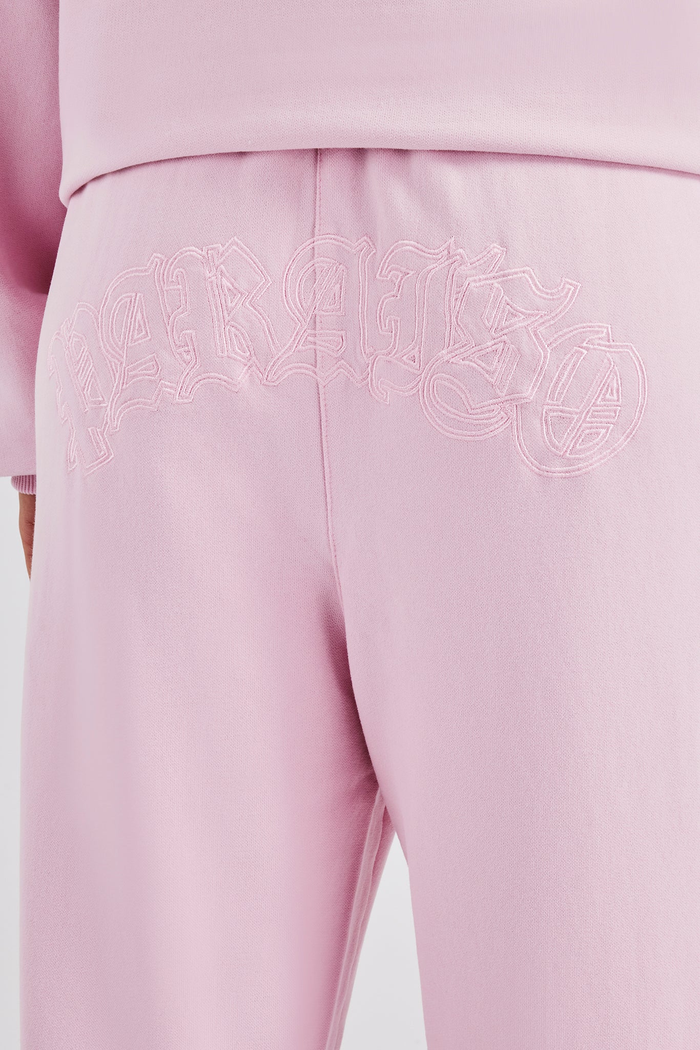 Womens Paraiso Embroidered Joggers  - Pink - Image 3