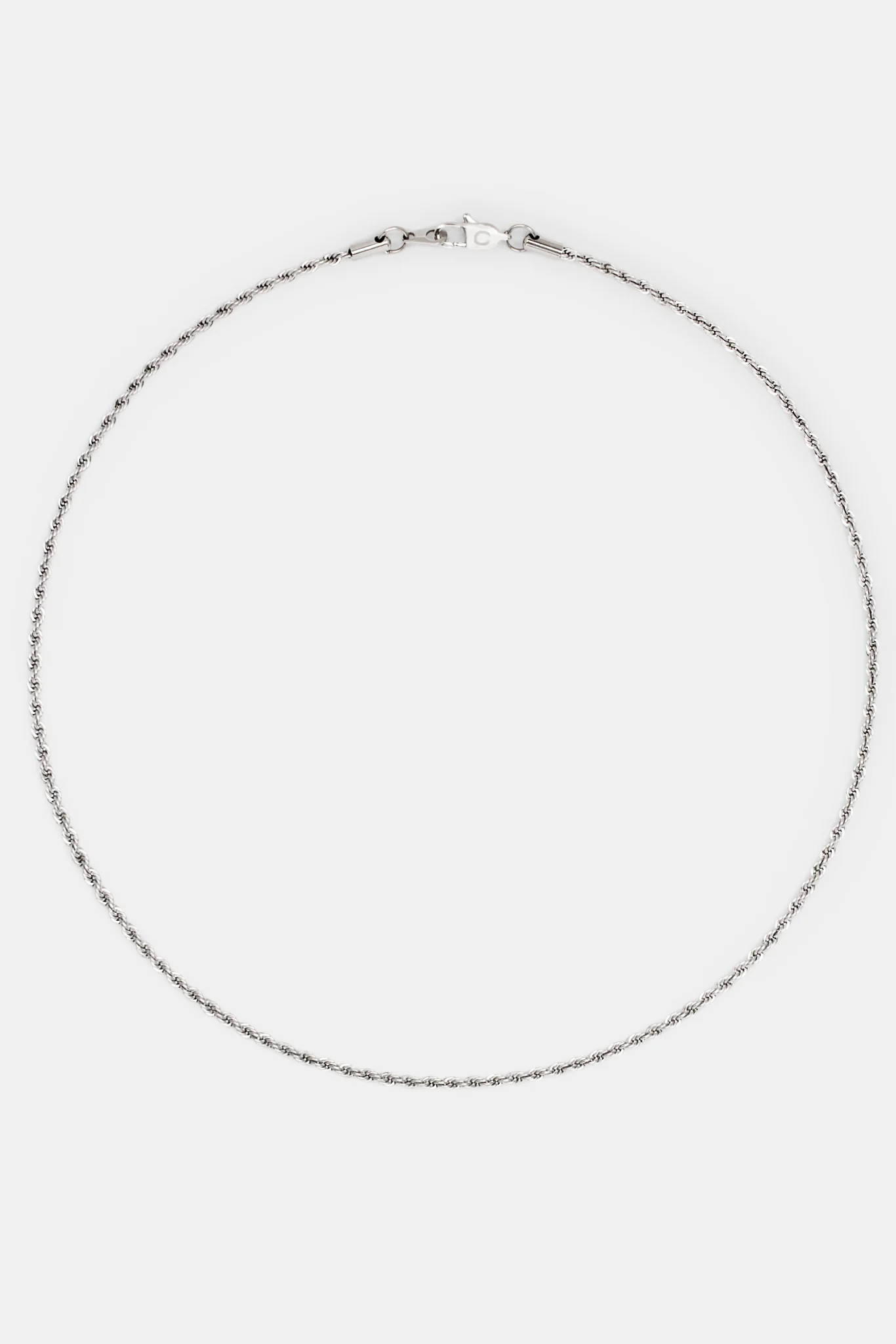 Womens Sterling Silver 3mm Rope Chain - Image 4