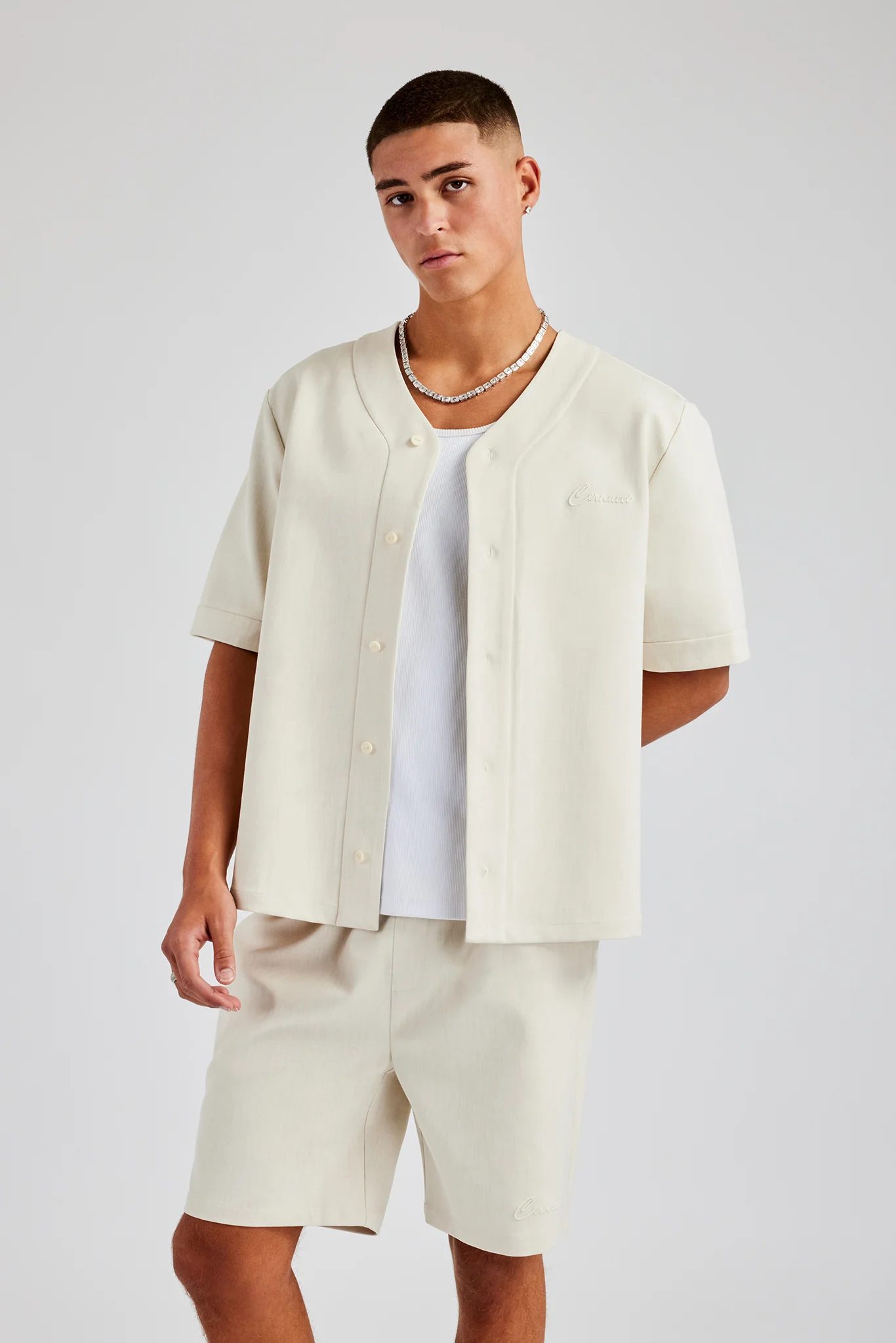 Woven Embroidered Baseball Shirt - Image 2